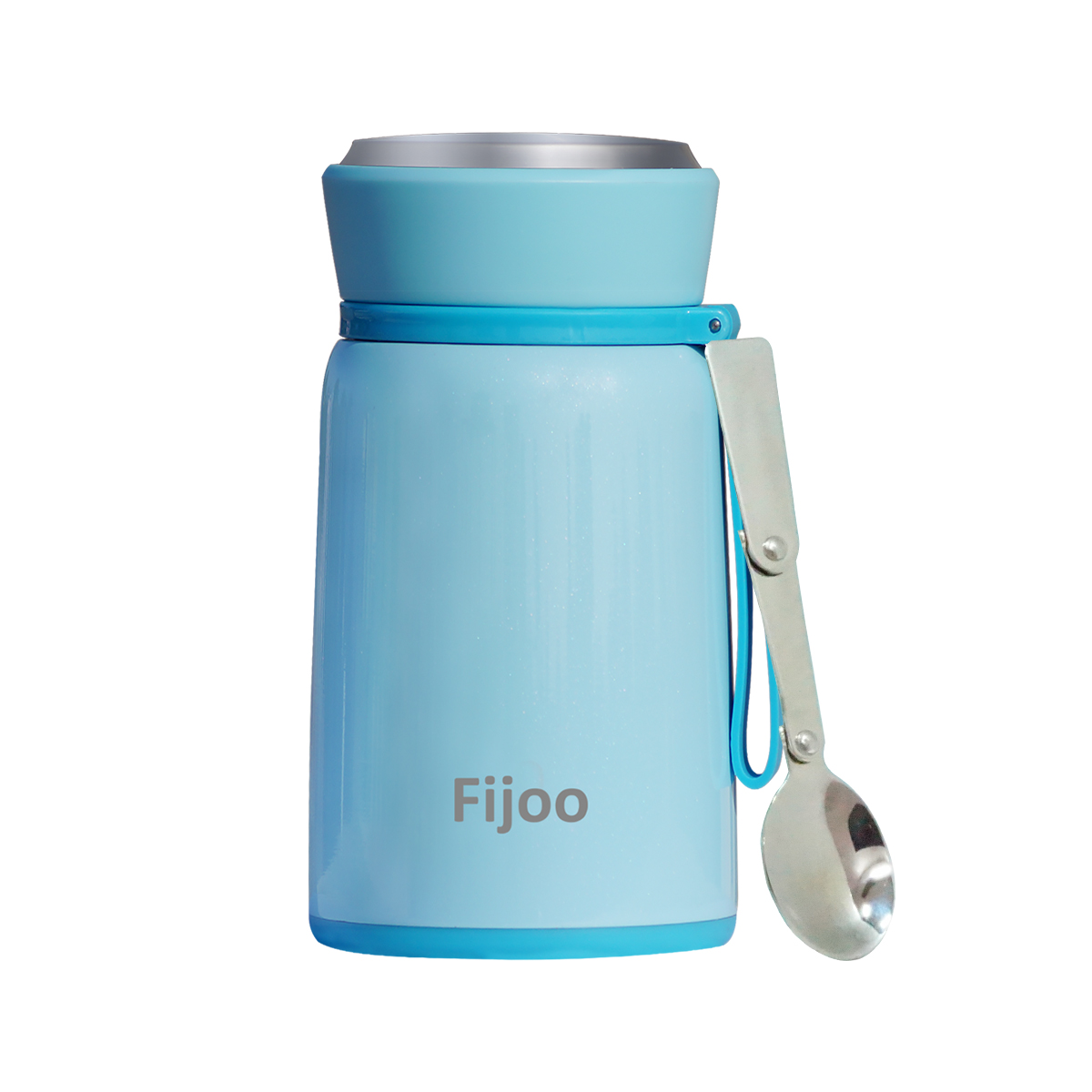 Thermos 16 oz. Vacuum Insulated Stainless Steel Food Jar w/ Folding Spoon -  Teal 